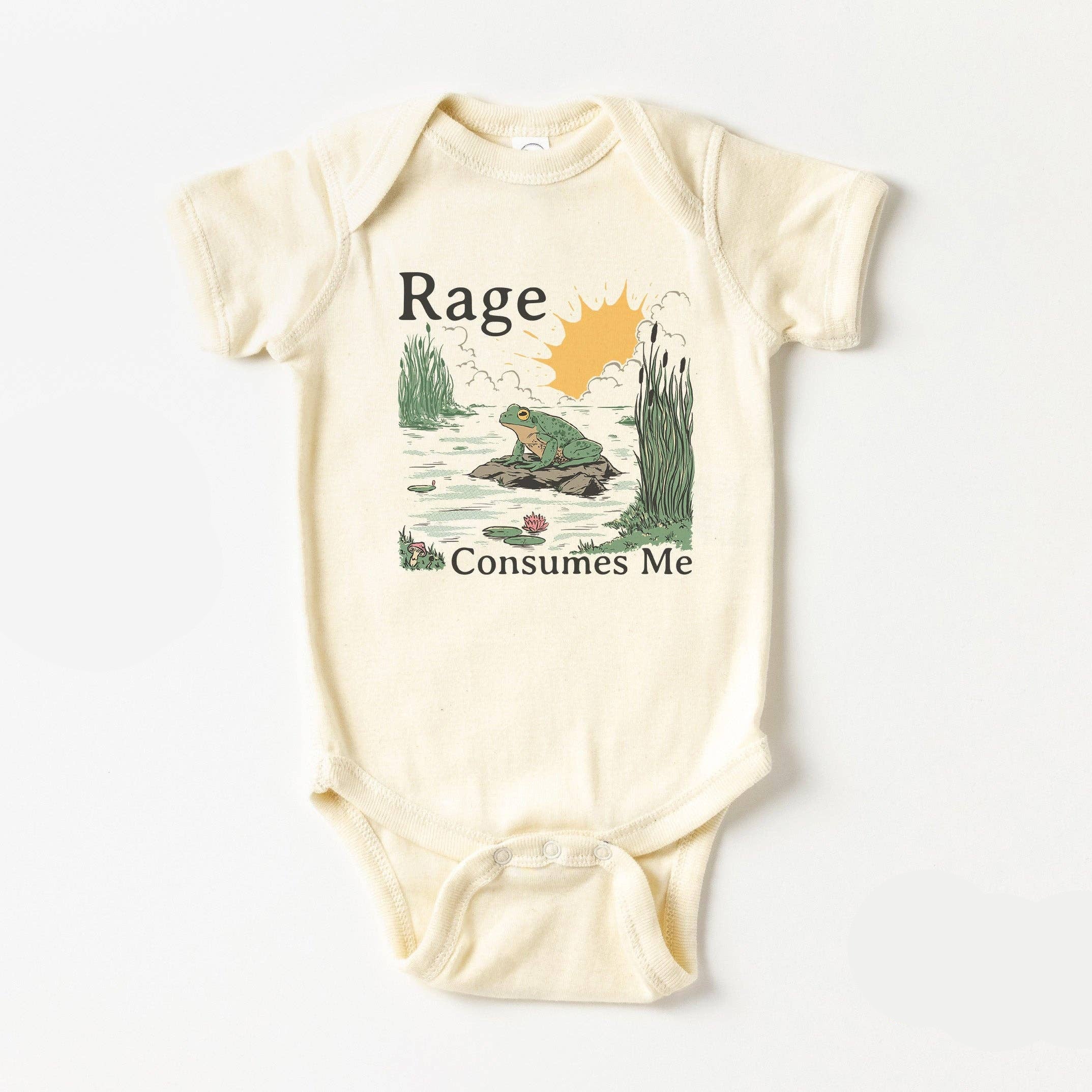Rage Consumes Me -Frog Onesie