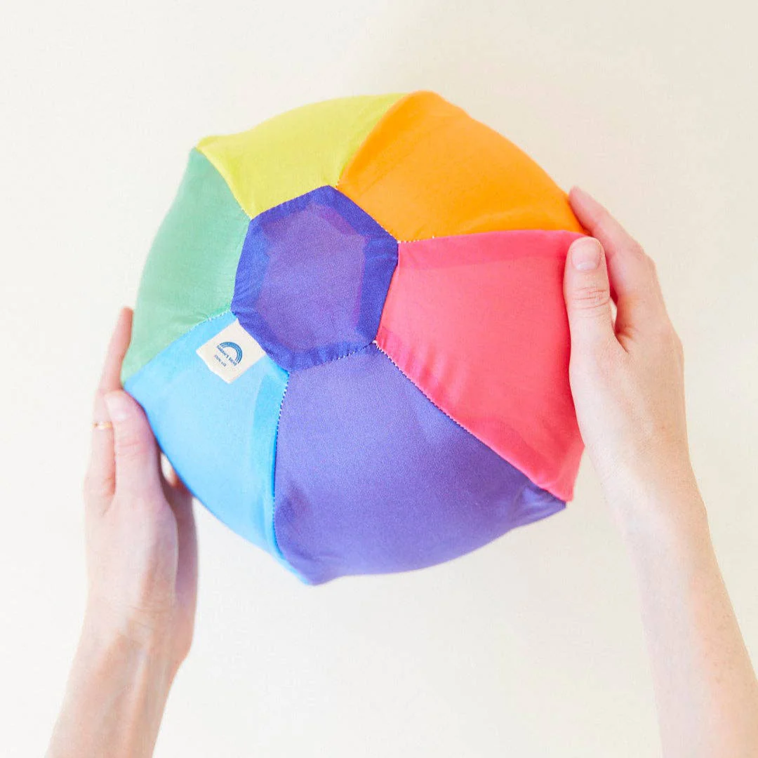 Rainbow Balloon Ball - 100% silk balloon cover - Image 4