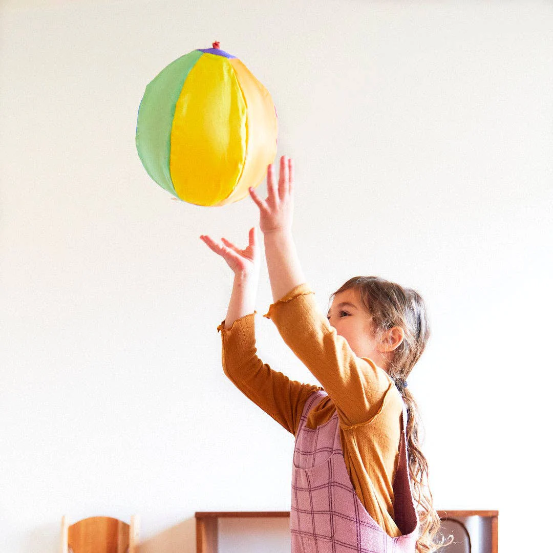 Rainbow Balloon Ball - 100% silk balloon cover - Image 5