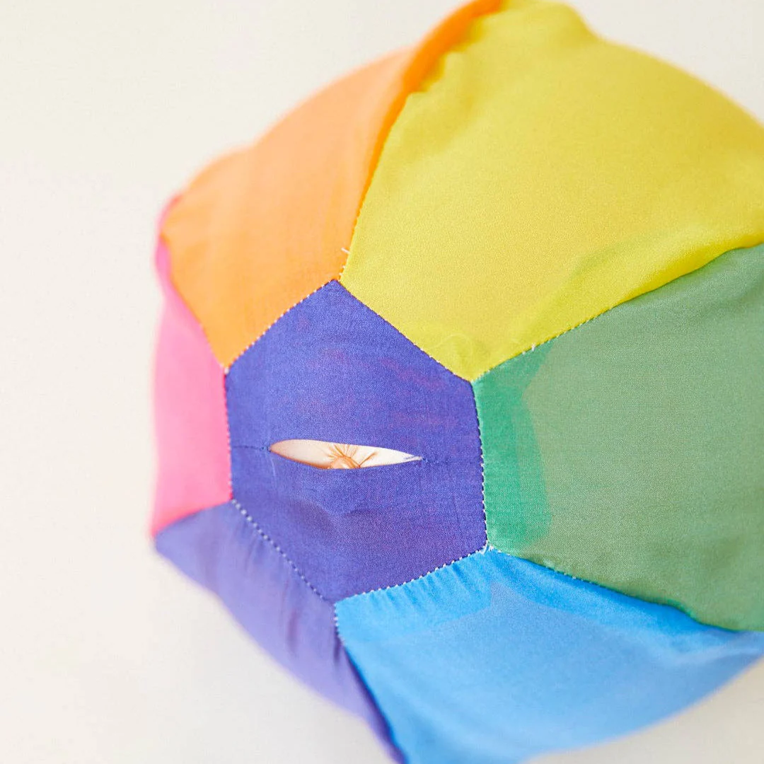 Rainbow Balloon Ball - 100% silk balloon cover - Image 7
