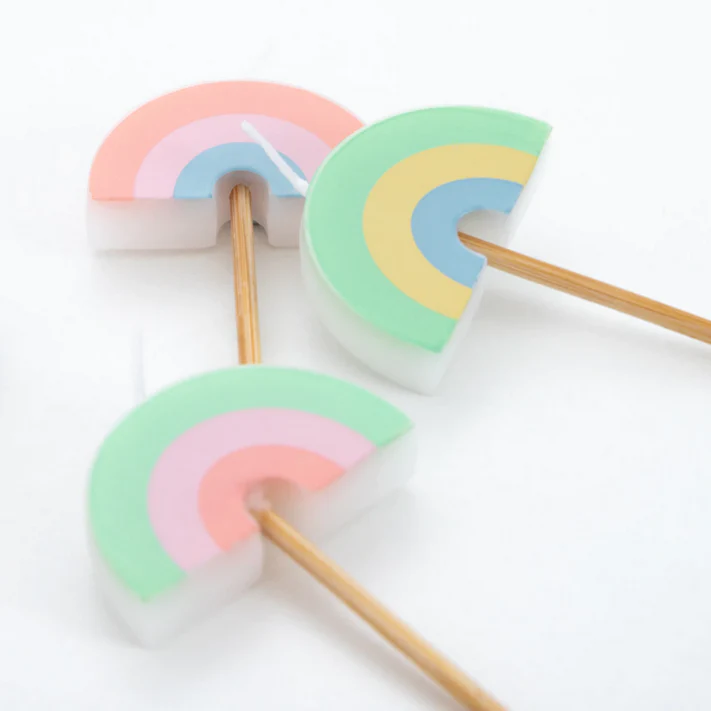Rainbow Party Candles - Image 4