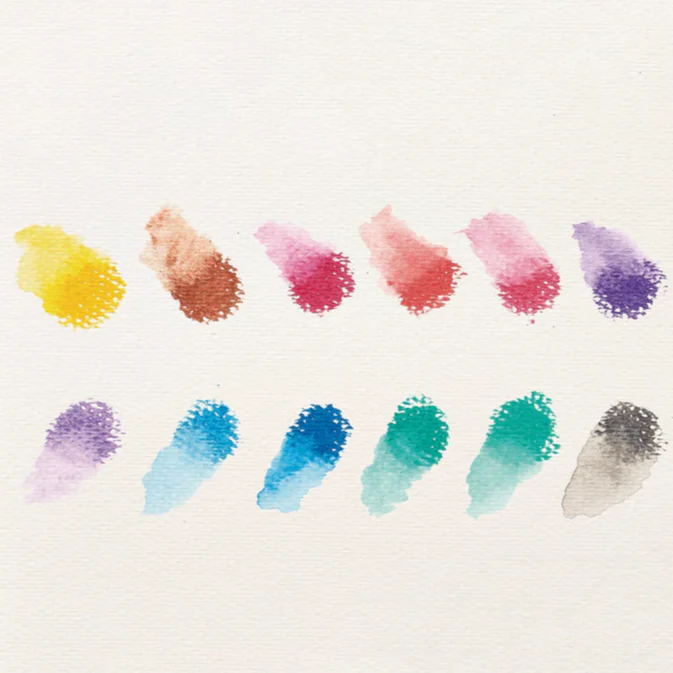 Rainbow Sparkle Metallic Watercolor Gel Crayons (12pk) - Image 2