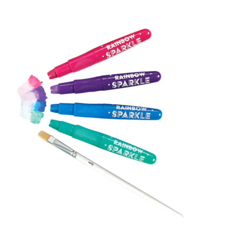 Rainbow Sparkle Metallic Watercolor Gel Crayons (12pk) - Image 4