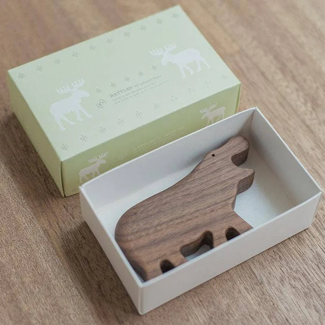 Hippo Rattle -Wood - Image 2