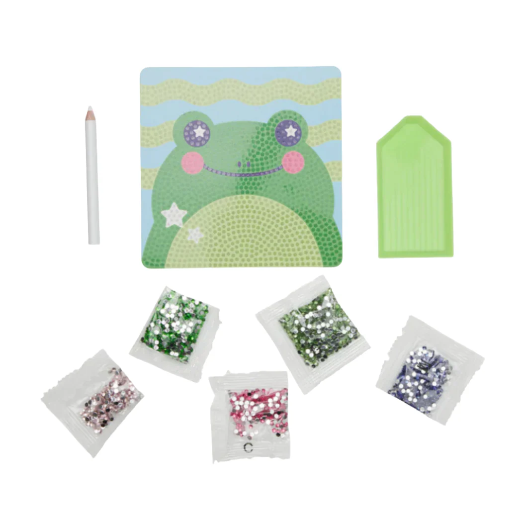 Razzle Dazzle diy Gem Art Kit - funny frog - Image 2