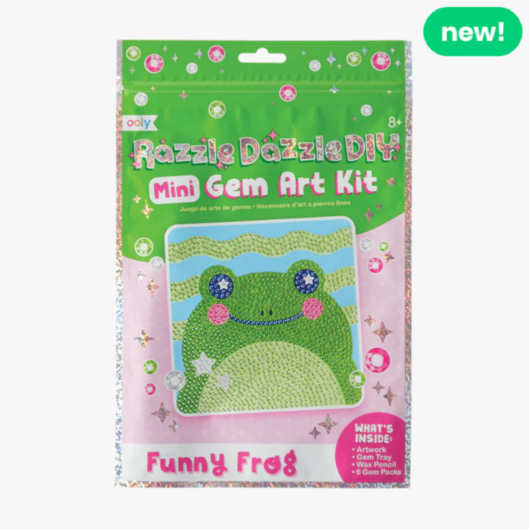 Razzle Dazzle diy Gem Art Kit - funny frog - Image 3