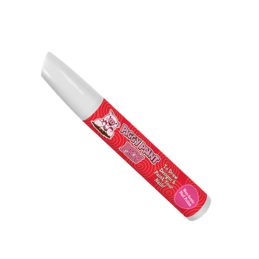 Razzle RED Piggy Paint Pen Non--Toxic Kids Nail Polish - Image 4