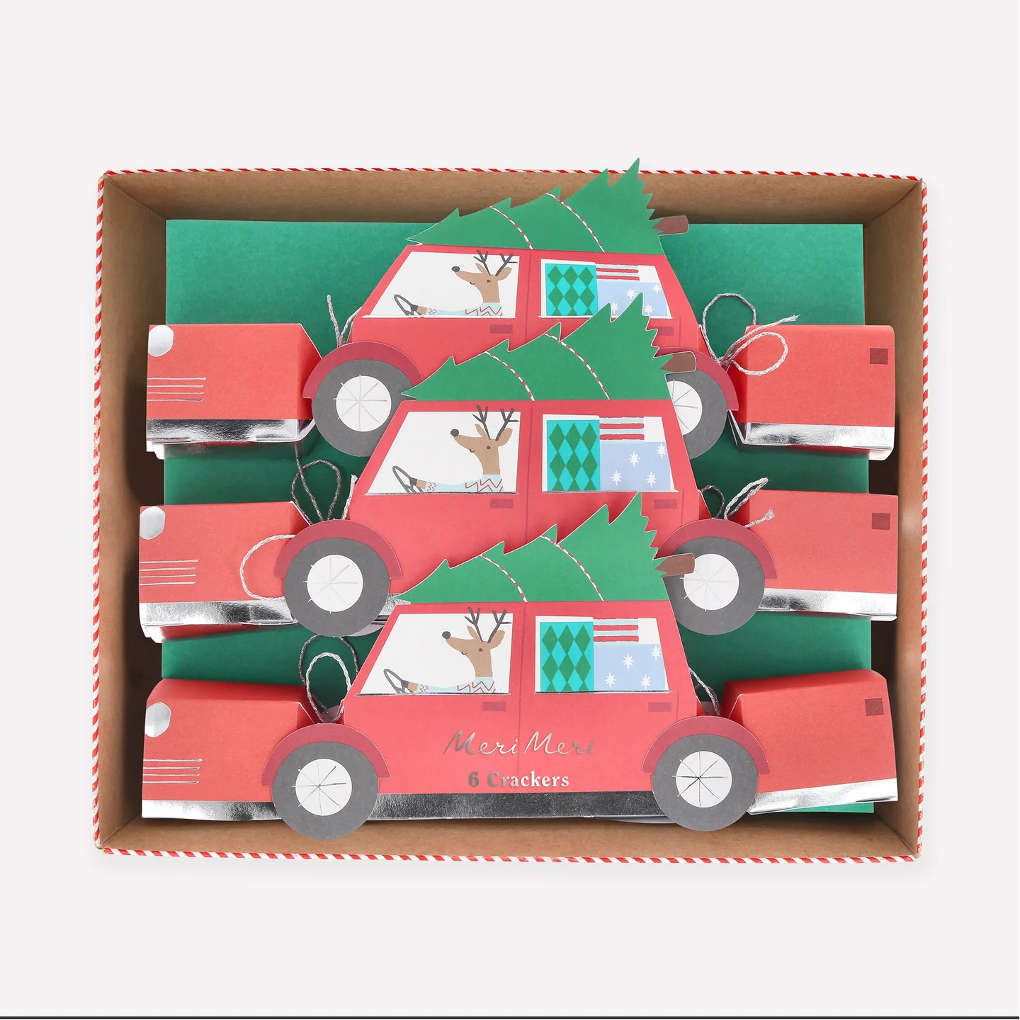 Reindeer In Car Crackers