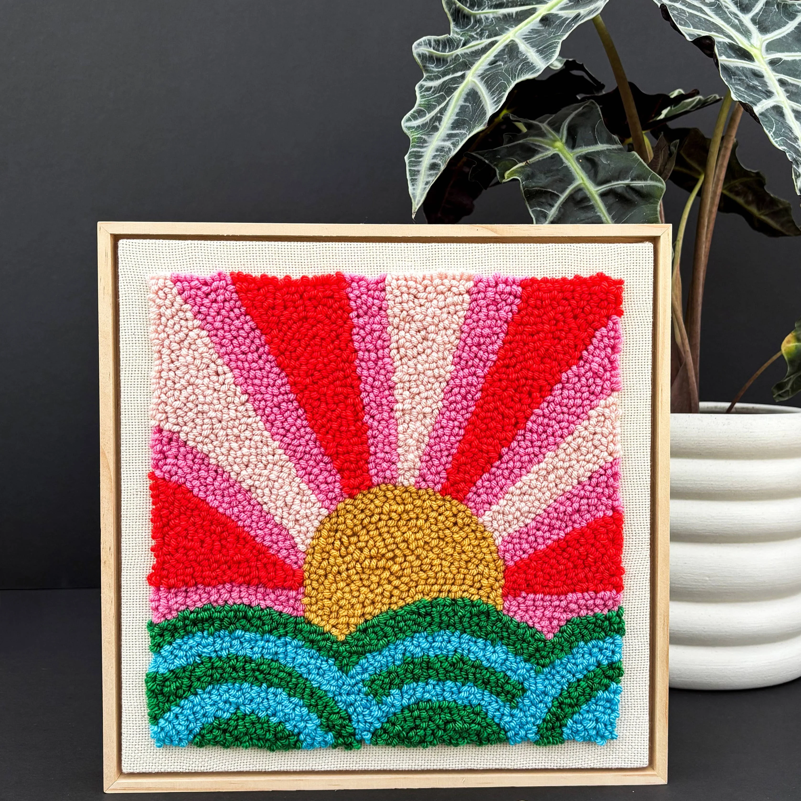 Rise & Shine by Melody Miller - Punch Needle Frame Kit - Image 2