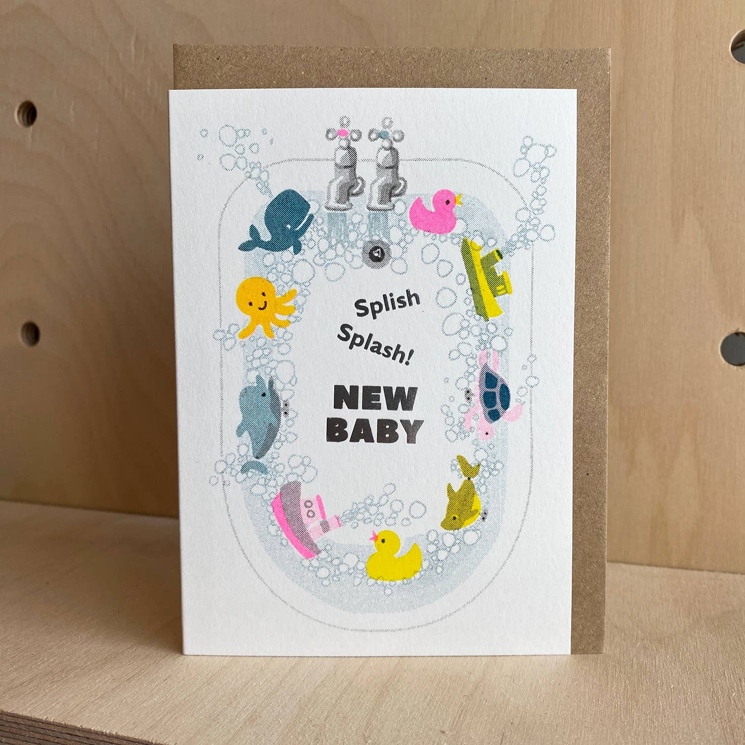 Riso Baby Card - Splish Splash - Image 3