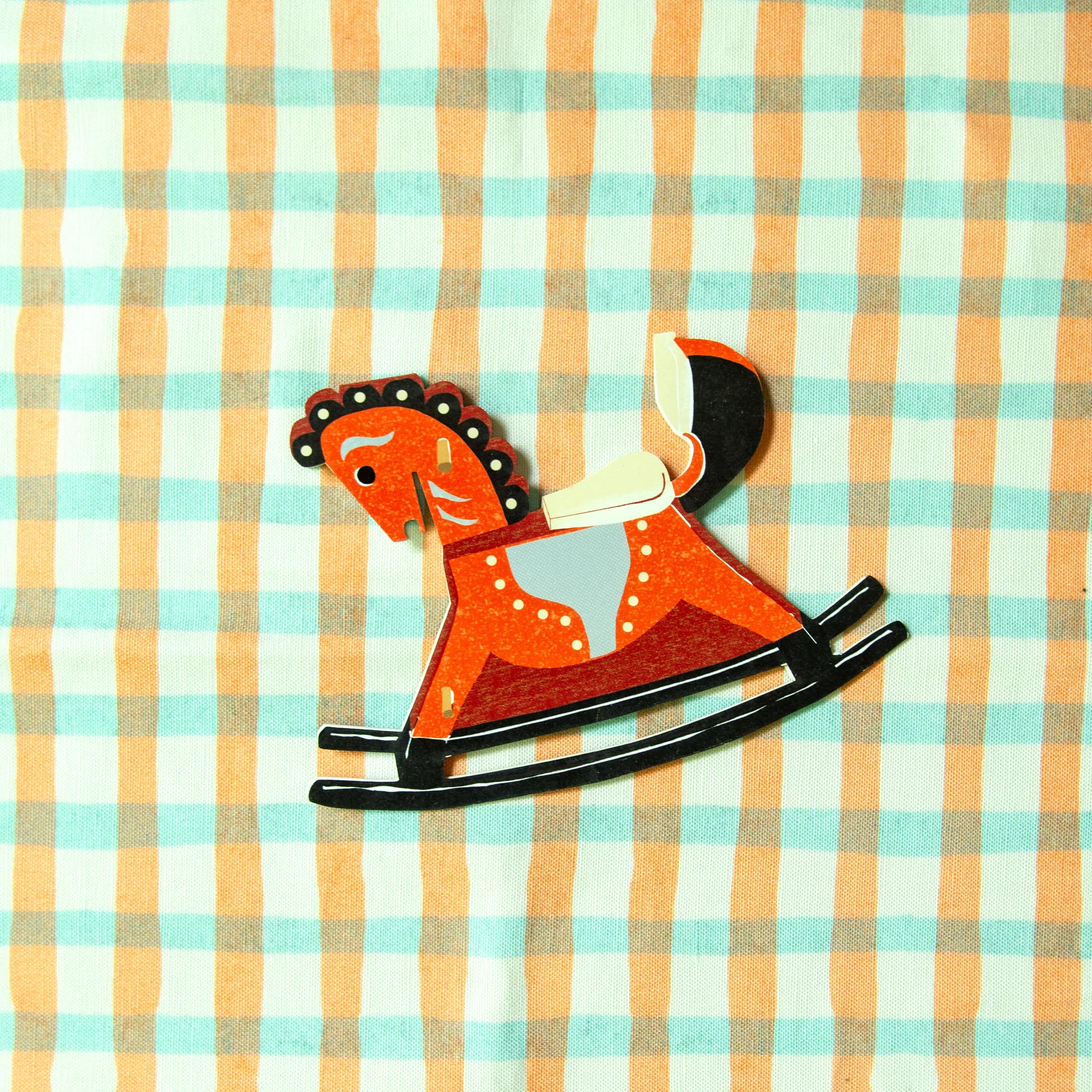 Rocking Horse - Die Cut Card - Image 3
