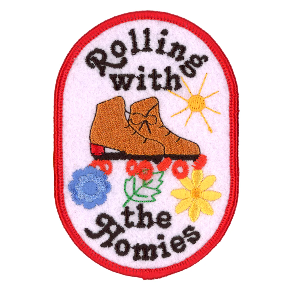 Rolling With The Homies Iron On Patch