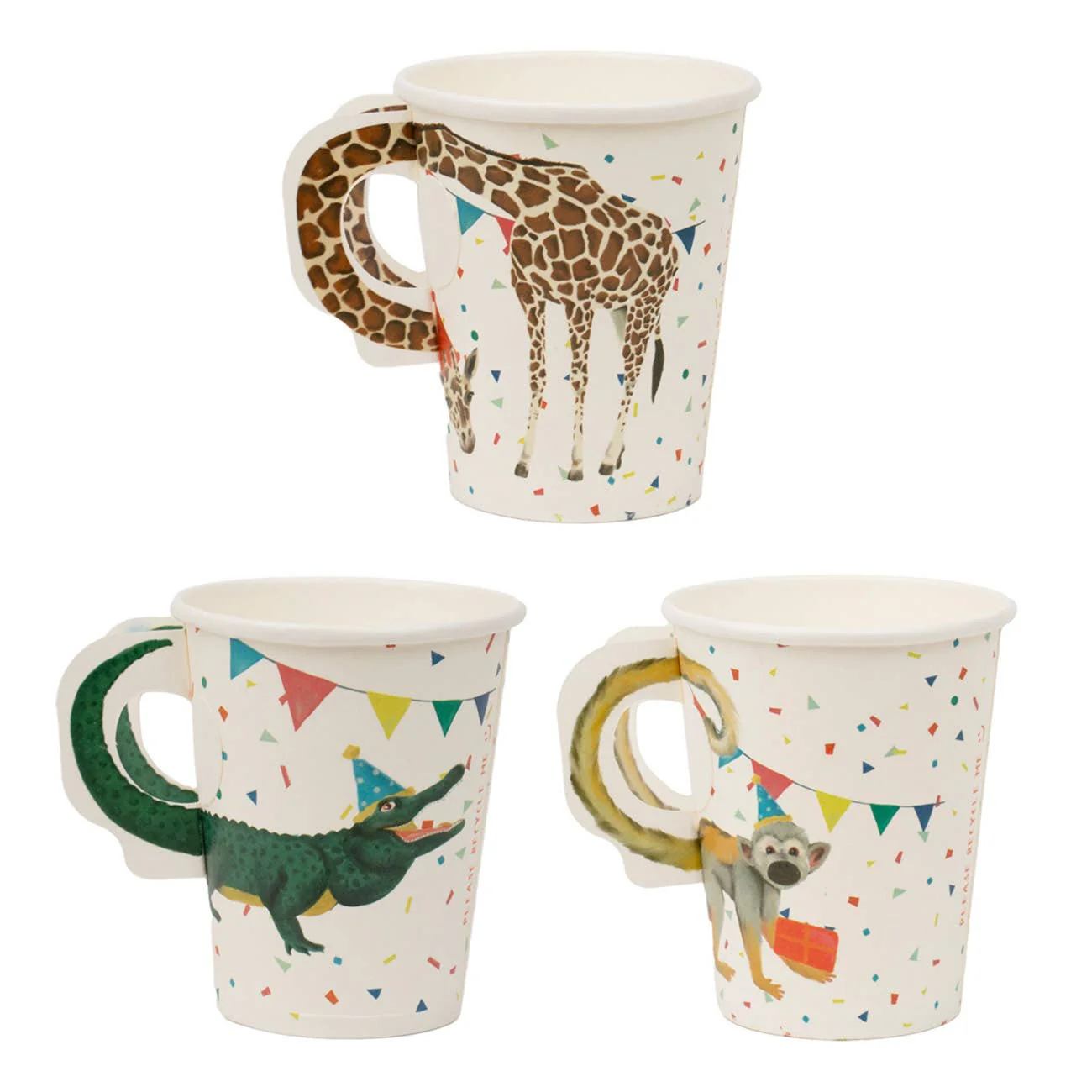 Safari Animal Paper Cups (8Pk) - Image 4