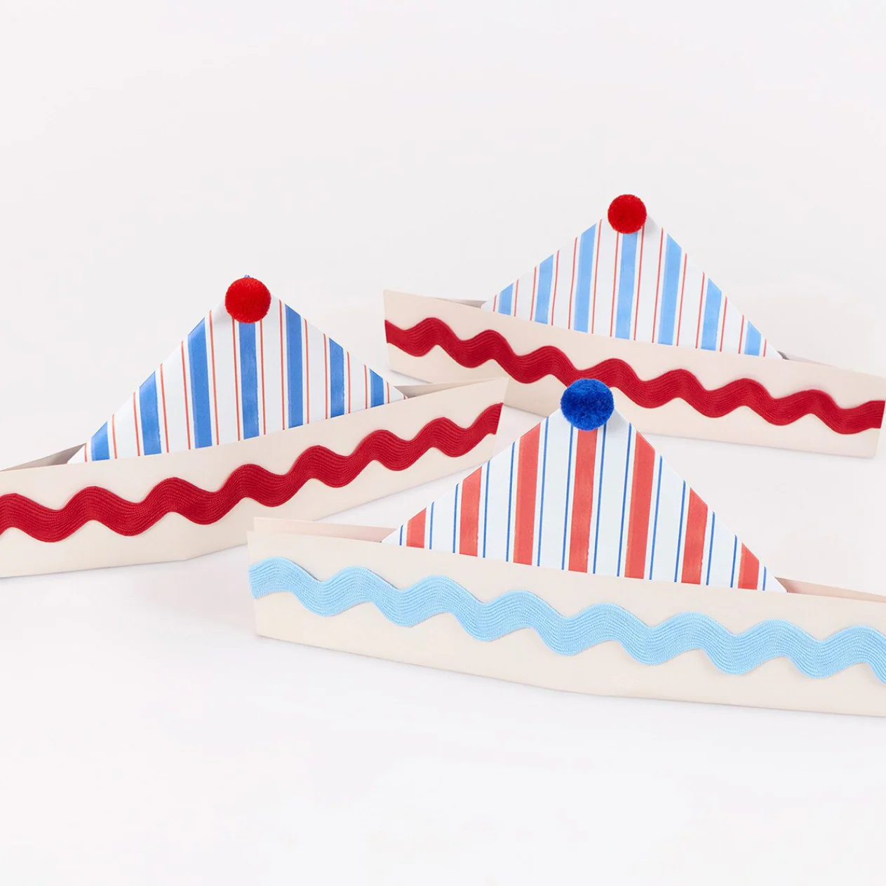 Sailor Party Hats (x8)