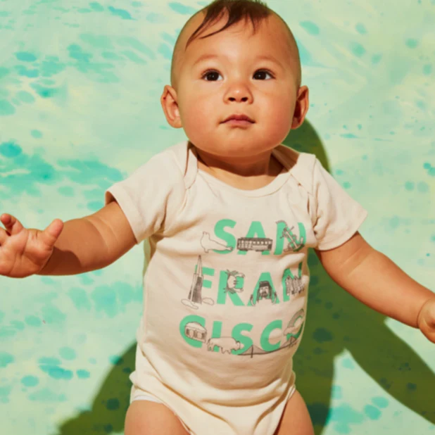 Organic San Francisco Font One-Piece - Image 2