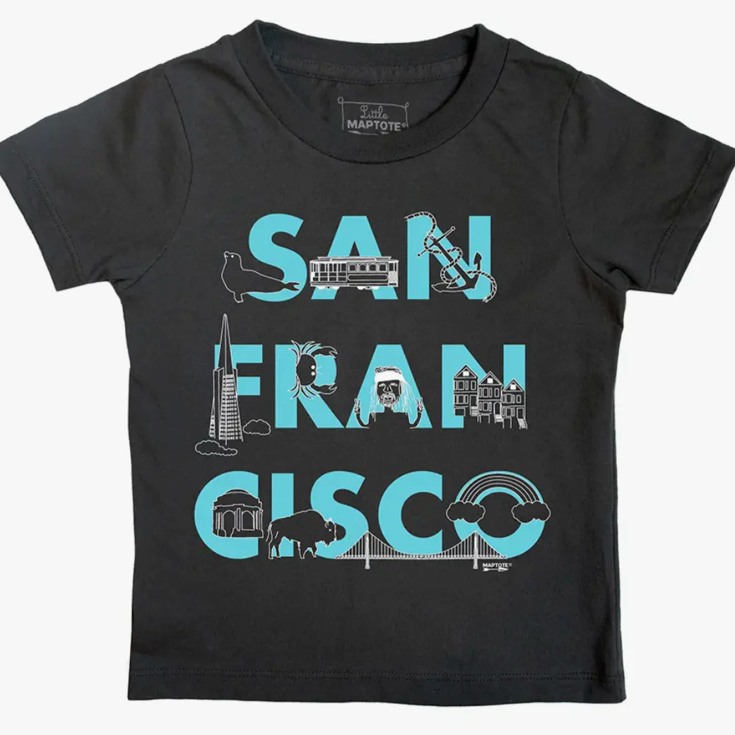 San Francisco Font Toddler Tee