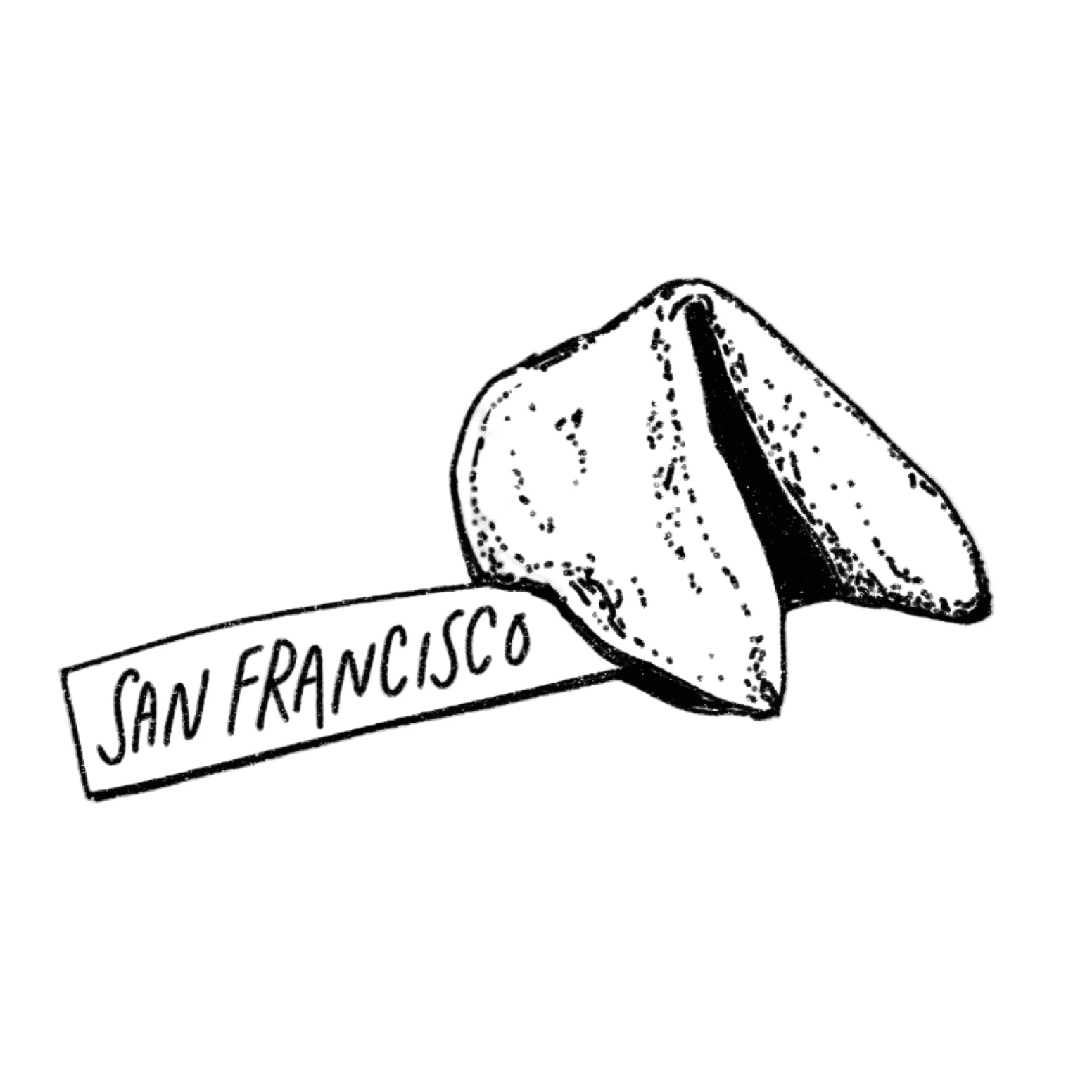 San Francisco Fortune Cookie : Baby Onesie (Coyote Brown) - Image 3
