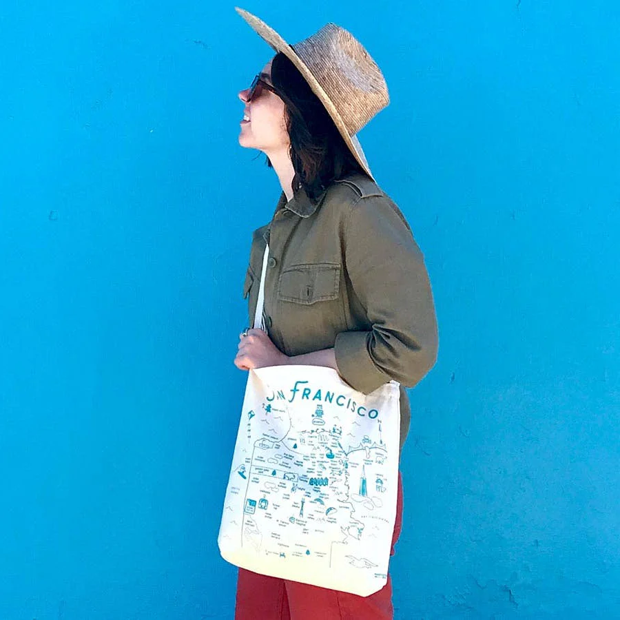 San Francisco Natural Hobo Tote - Image 2