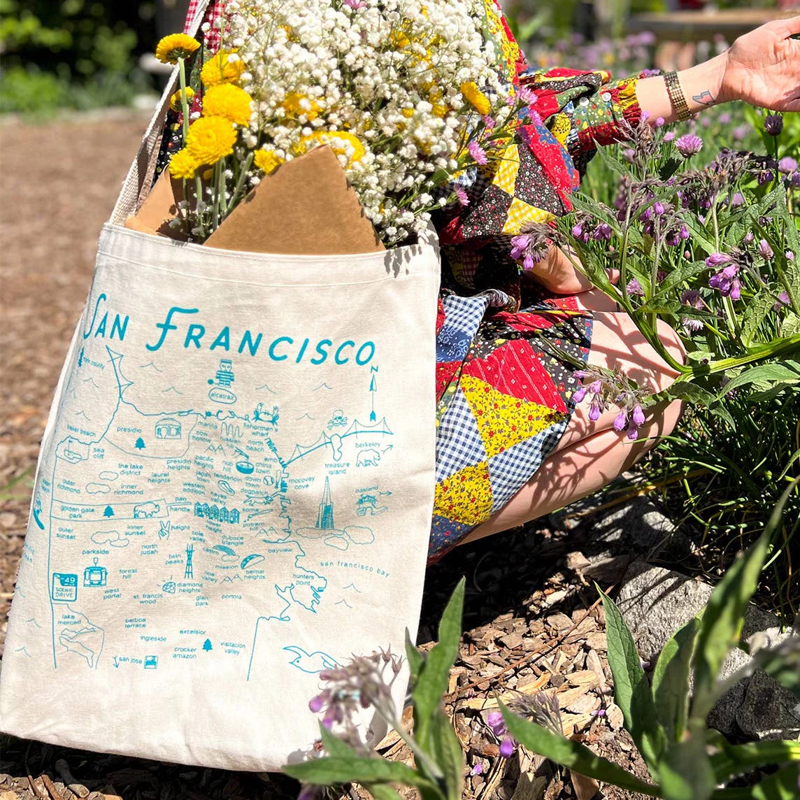 San Francisco Natural Hobo Tote - Image 3