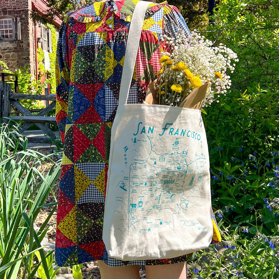 San Francisco Natural Hobo Tote - Image 4