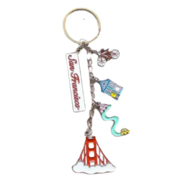 San Francisco Silver Keychains - Image 11
