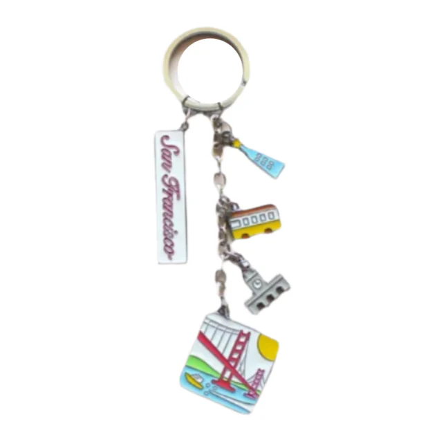 San Francisco Silver Keychains - Image 12