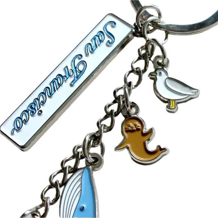 San Francisco Silver Keychains - Image 3
