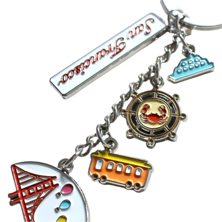 San Francisco Silver Keychains - Image 4
