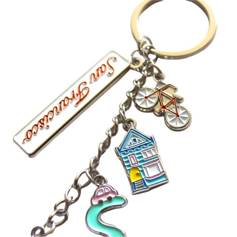 San Francisco Silver Keychains - Image 8