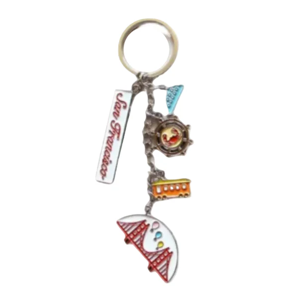 San Francisco Silver Keychains - Image 9