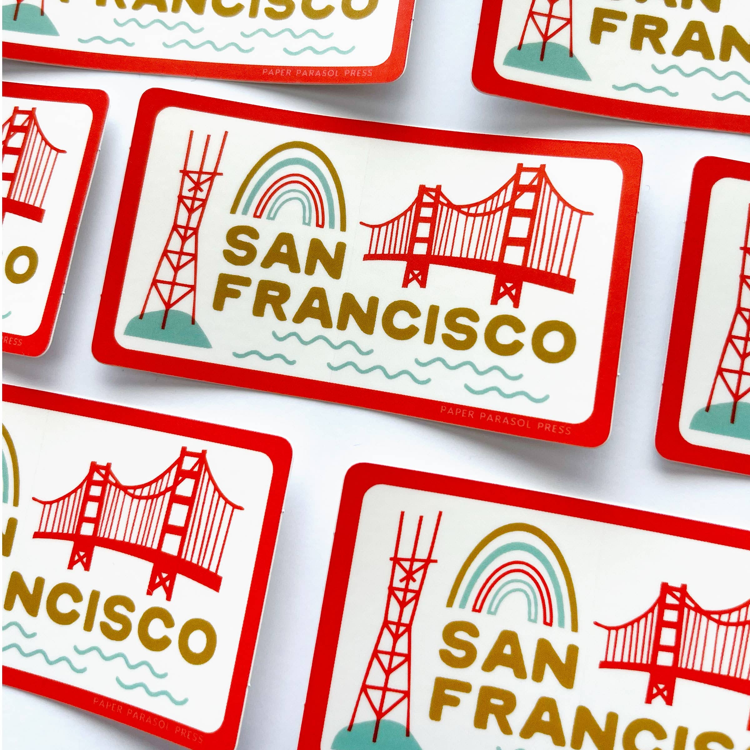 San Francisco Symbols Sticker - Image 2