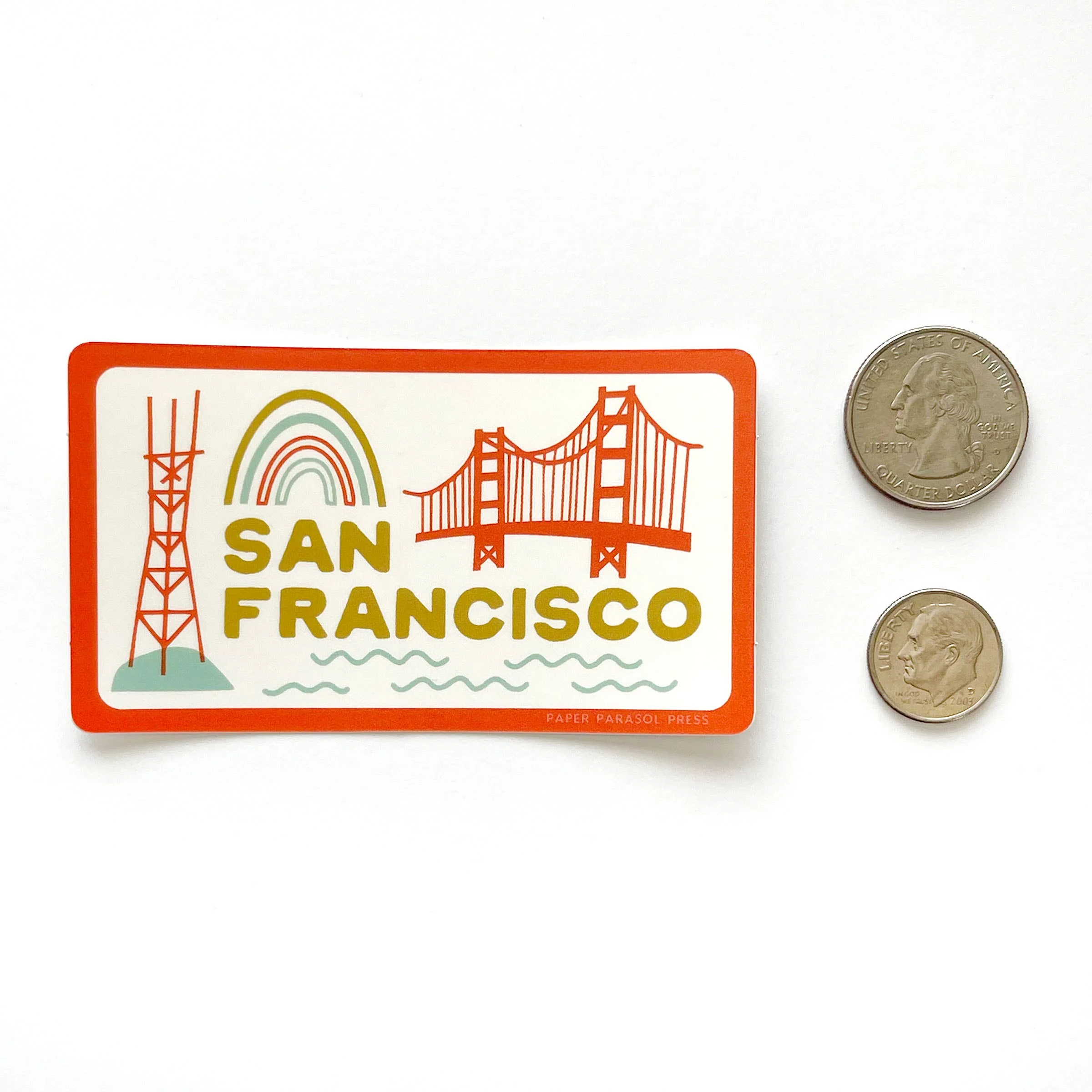 San Francisco Symbols Sticker - Image 3