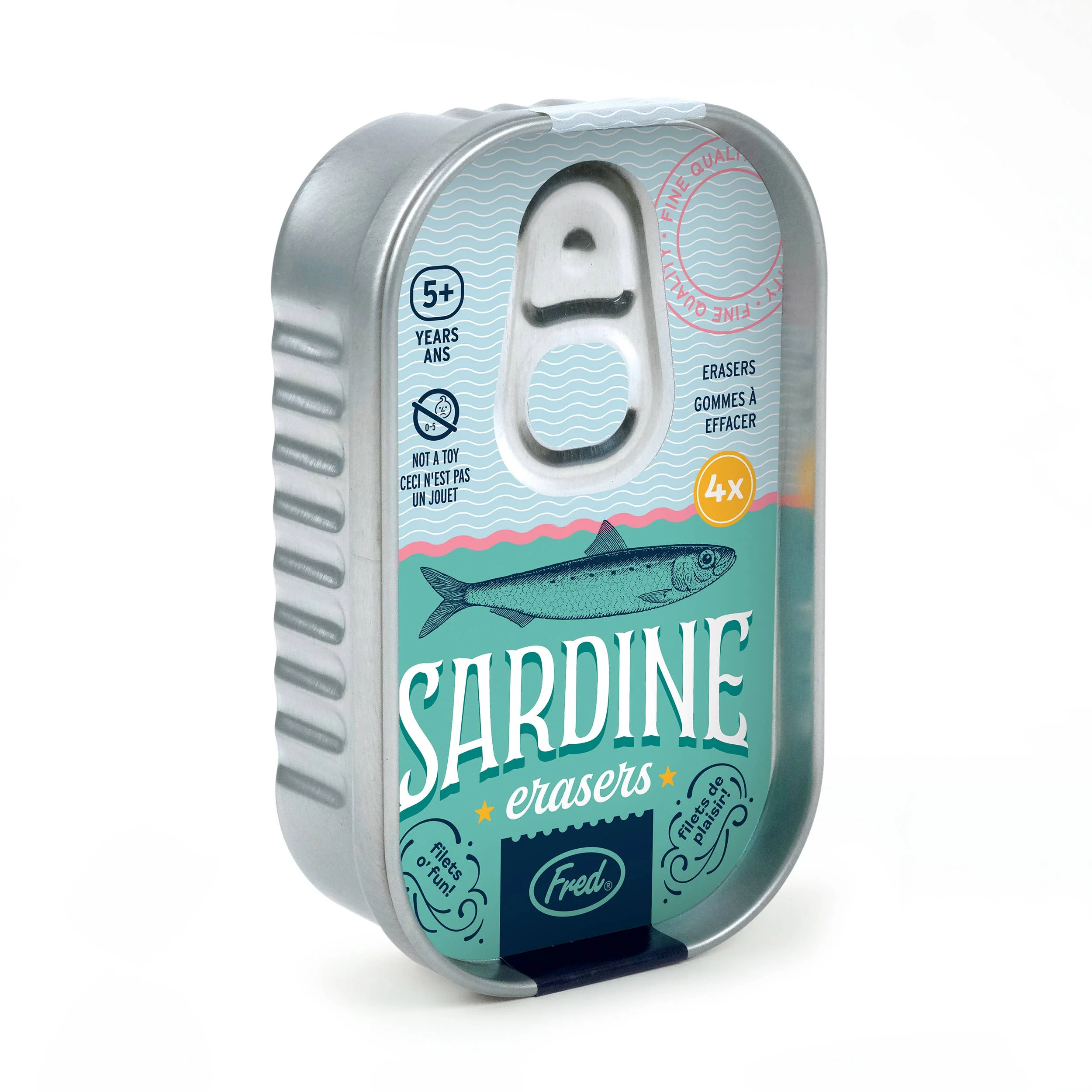 Sardine Erasers - Tin of 4 - Image 2