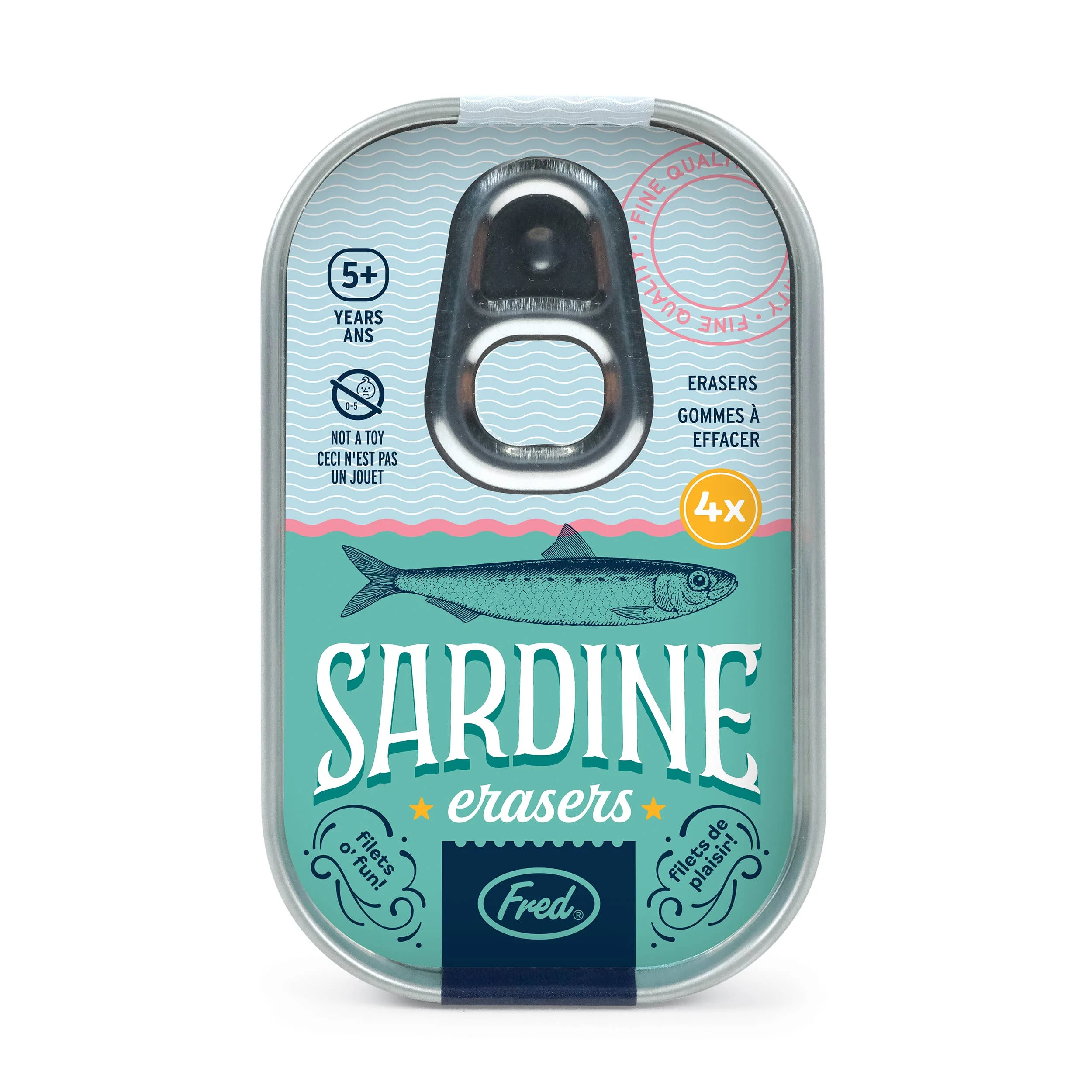 Sardine Erasers - Tin of 4 - Image 5