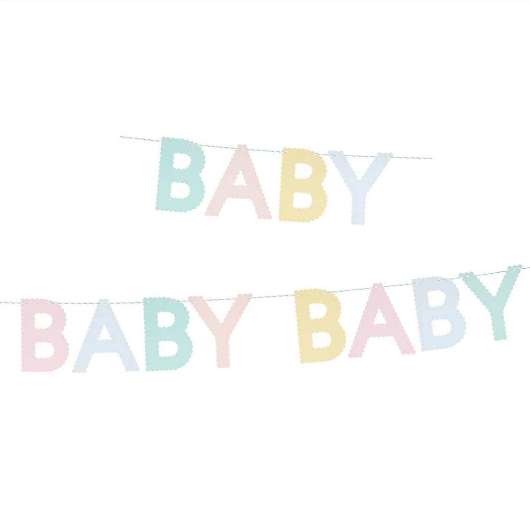 Scallop Edge Baby Garland