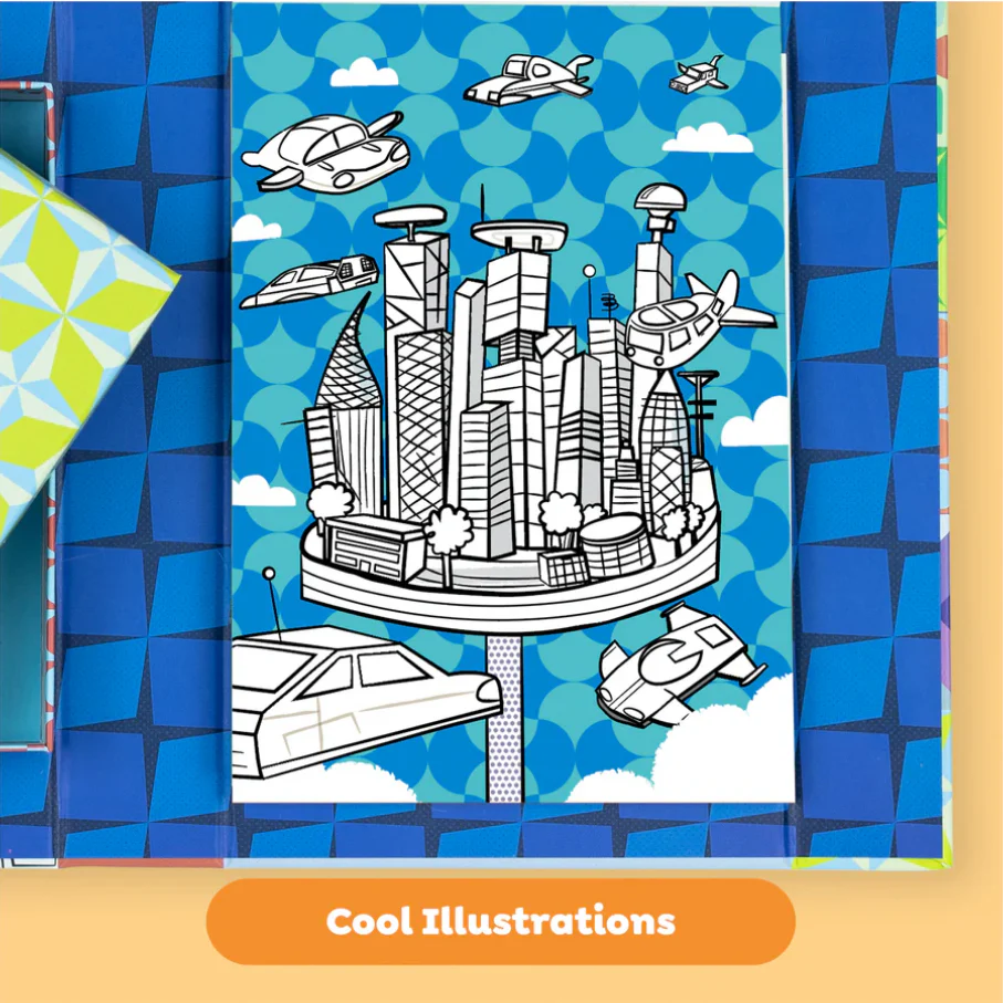 Sci-Fi Fun 3-D Coloring Sets - Image 6