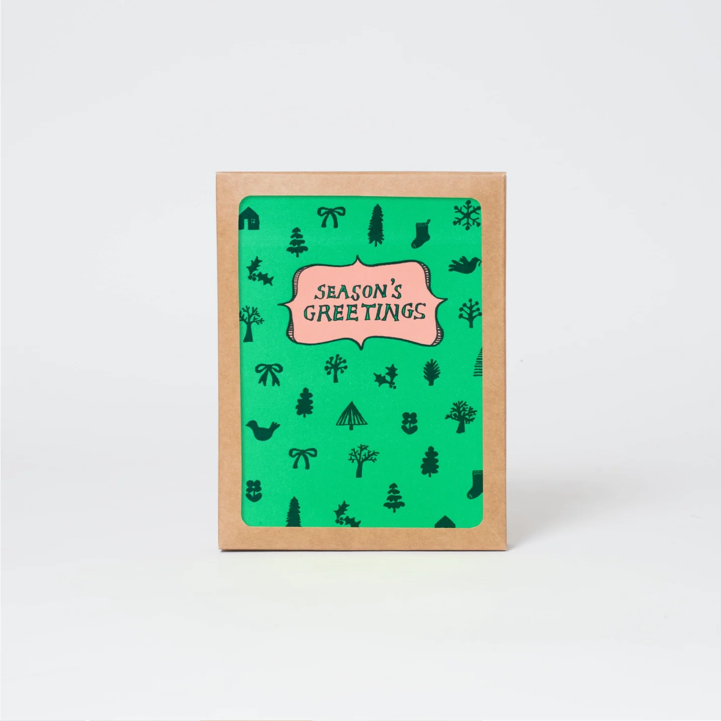 Season's Greetings Letterpress Card by Egg Press