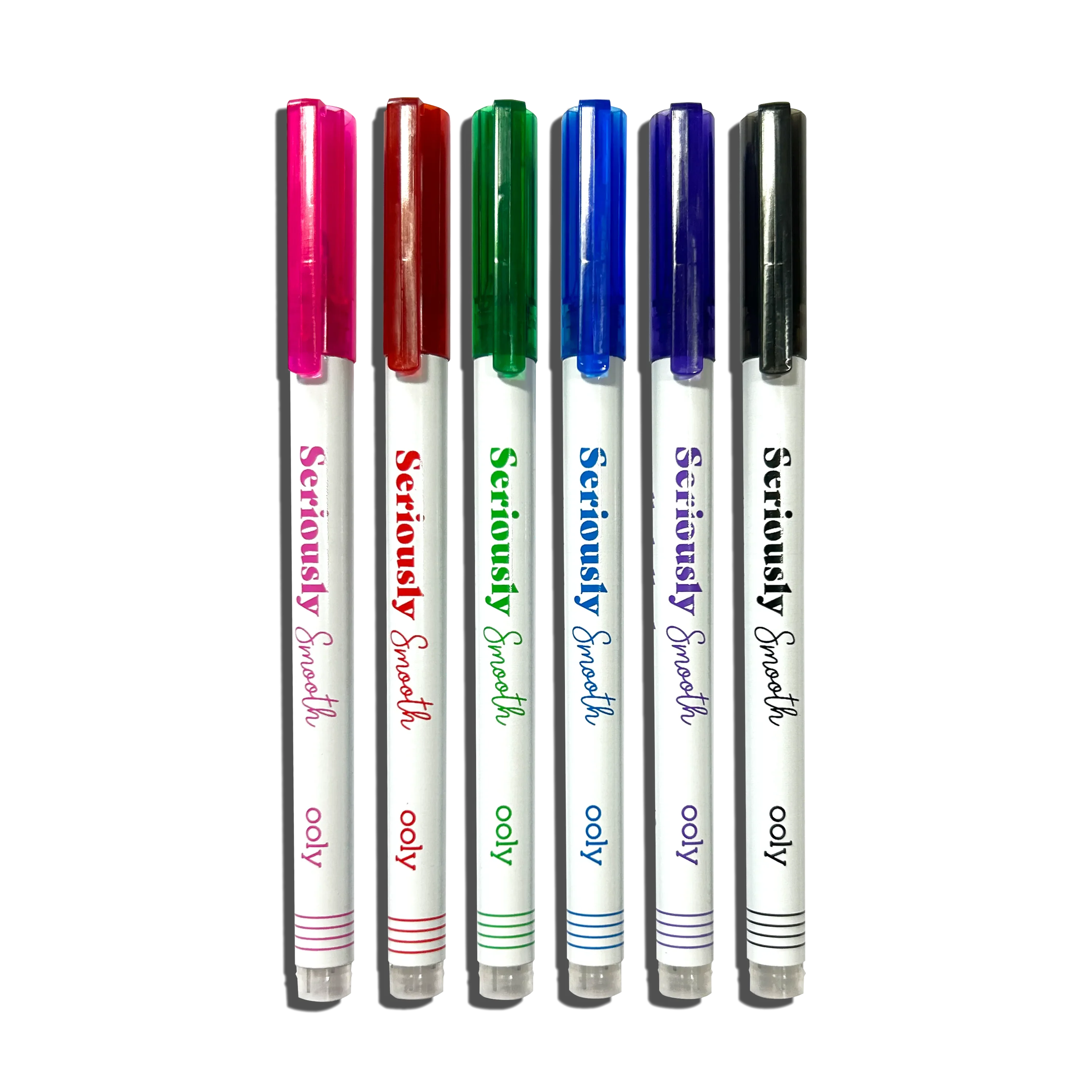 Seriously: Smooth Rollerball Gel Pens (Set of 6) - Image 2