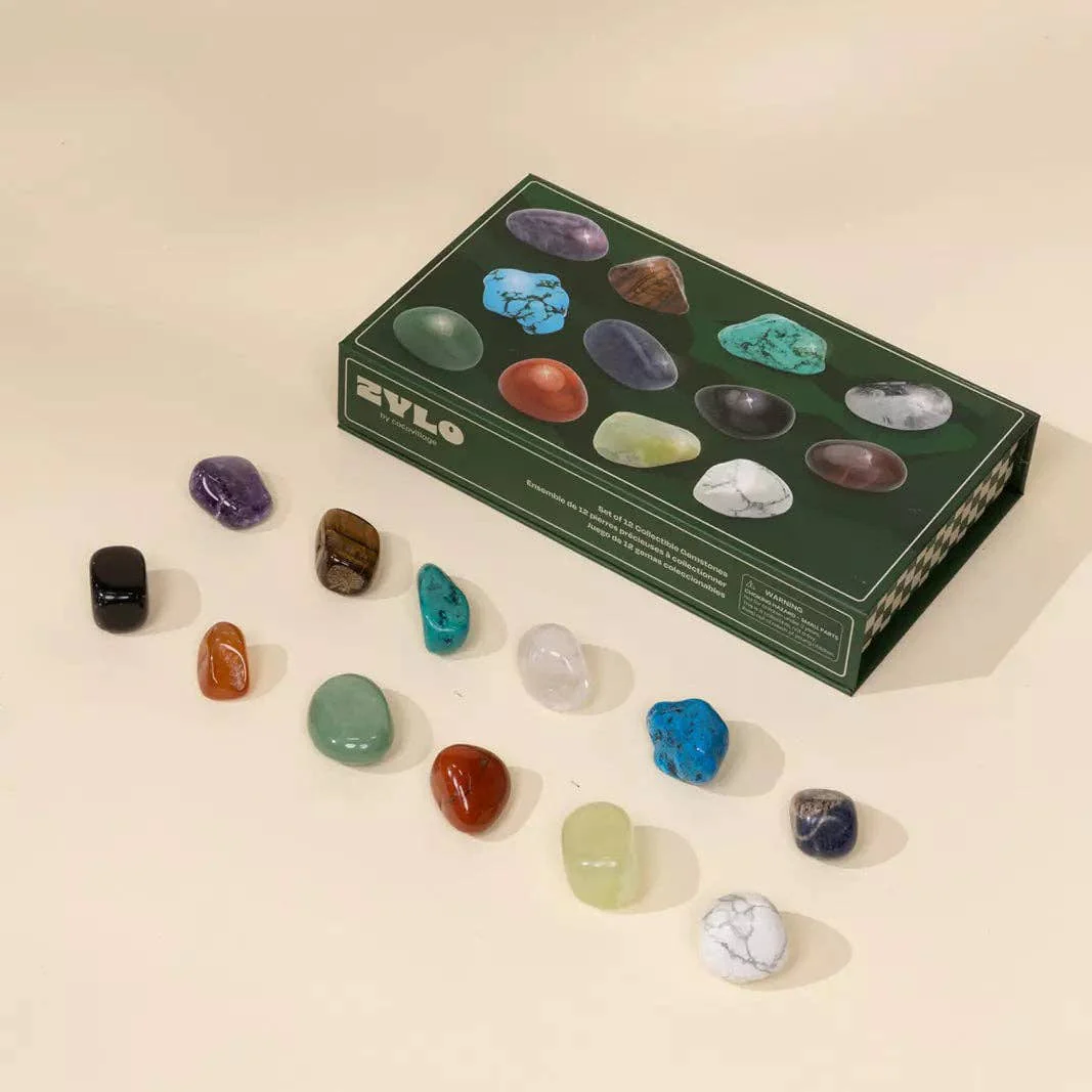 Set of 12 collectible Gemstones