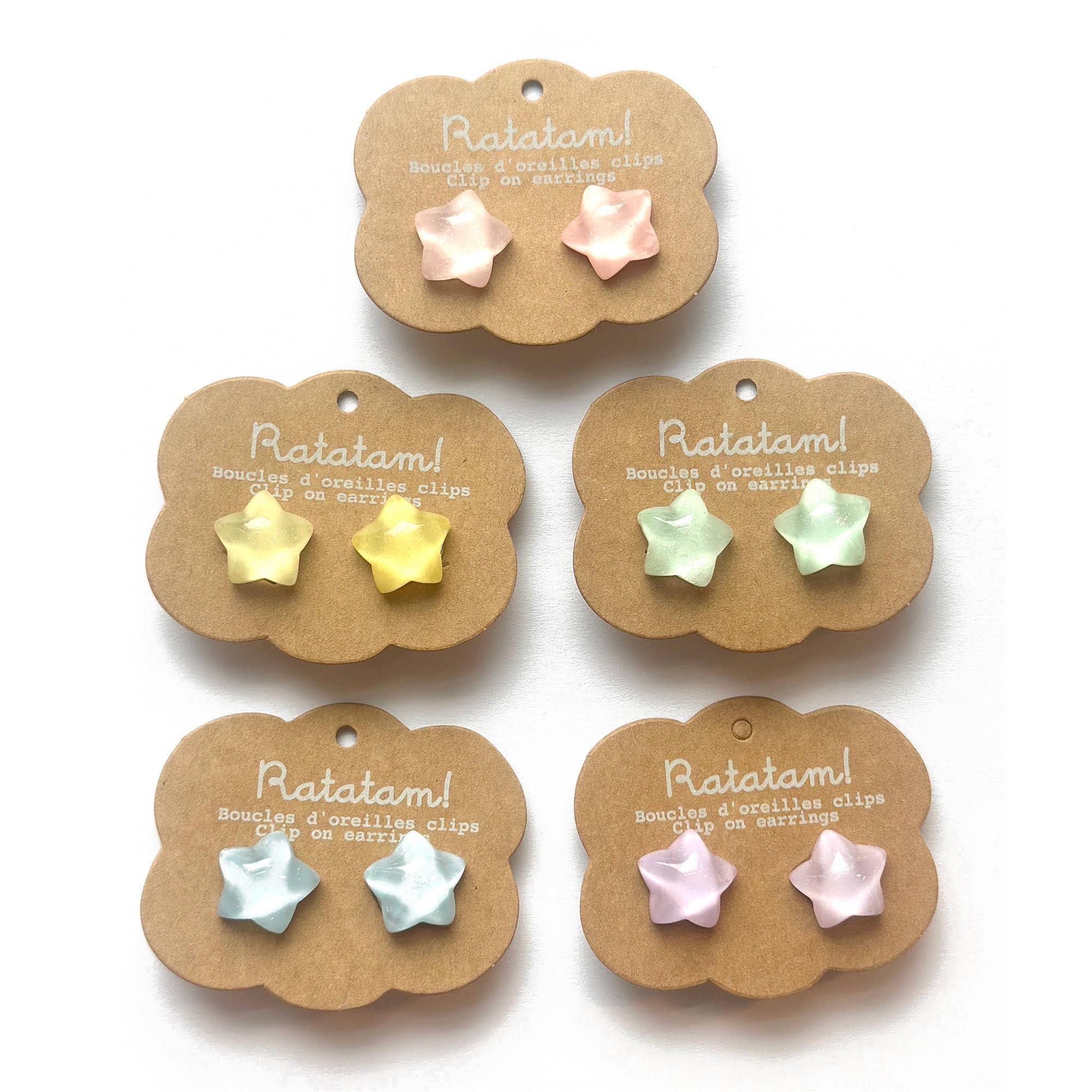 star clip-on earrings - Image 2