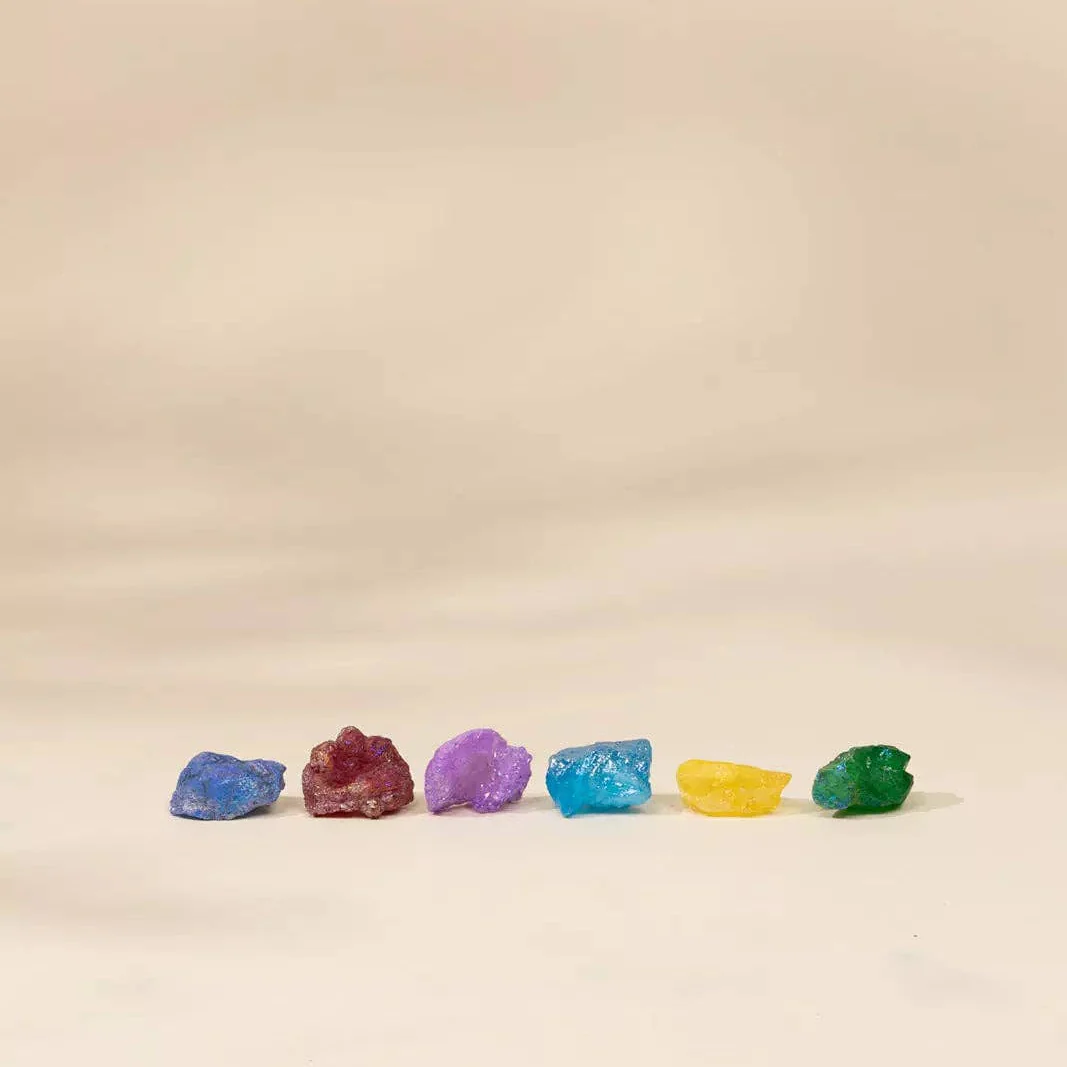 Set of 6 collectible Minerals - Geodes & Points - Image 3