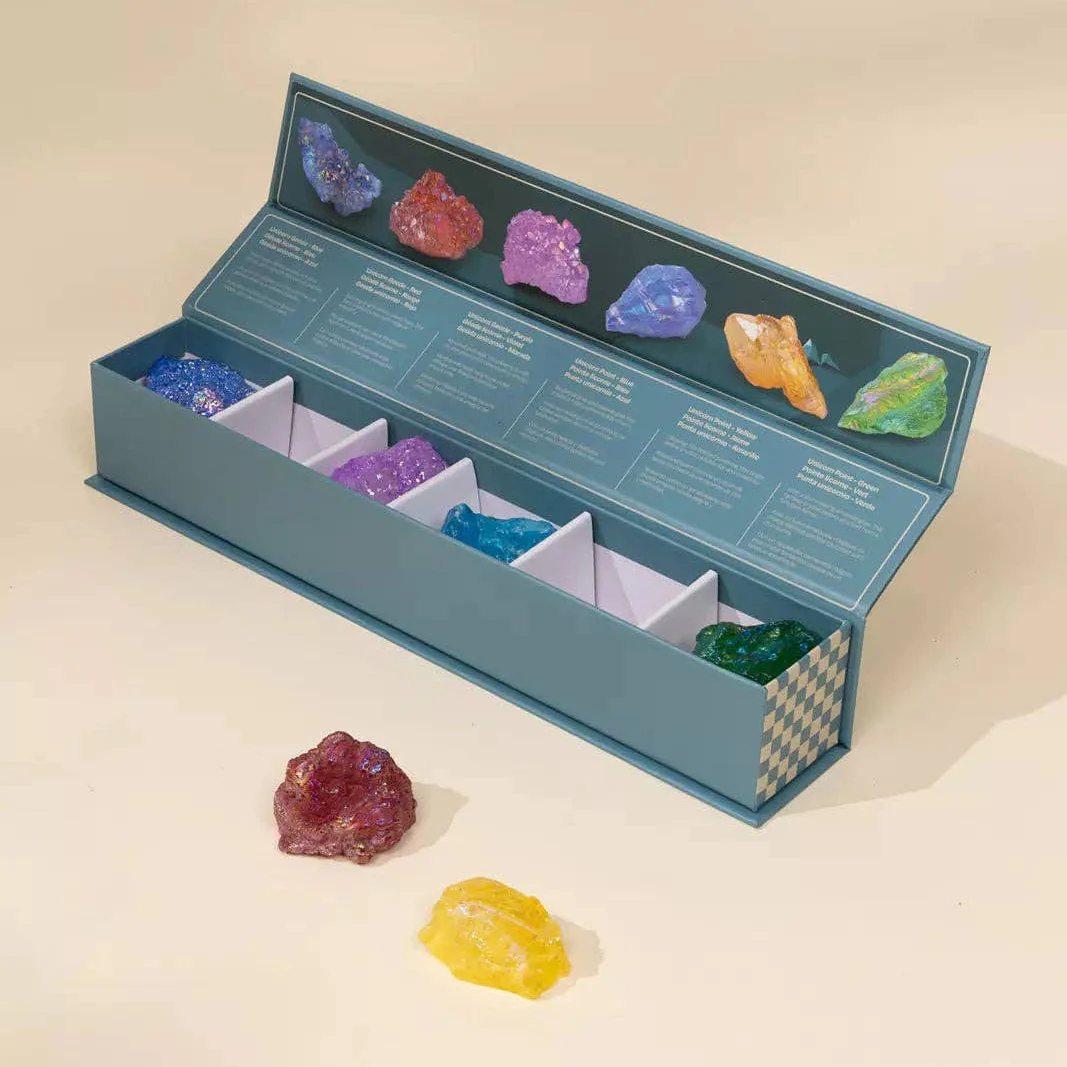 Set of 6 collectible Minerals - Geodes & Points - Image 4