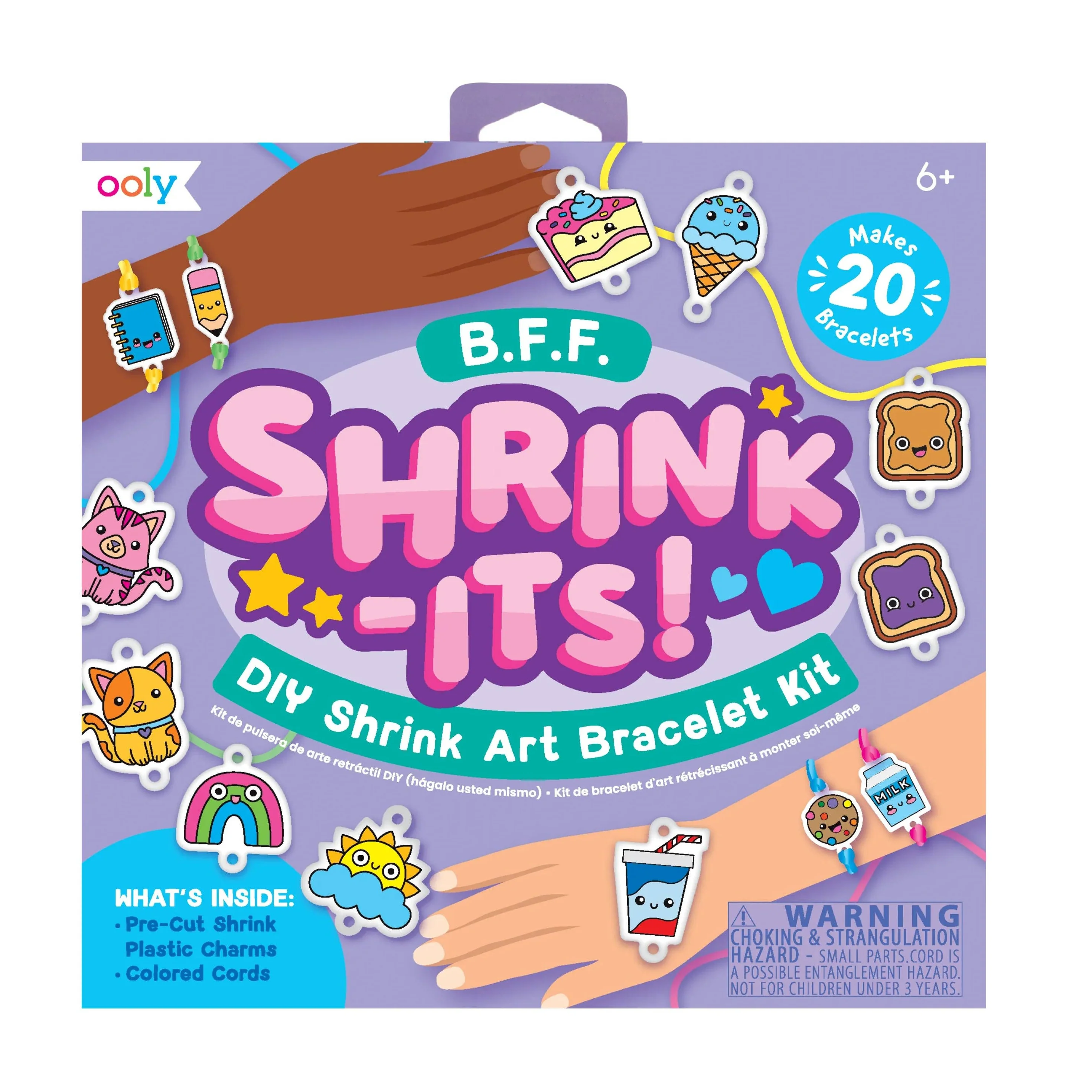 Shrink-Its! D.I.Y. Shrink Art Bracelets Kit - B.F.F. - Image 3