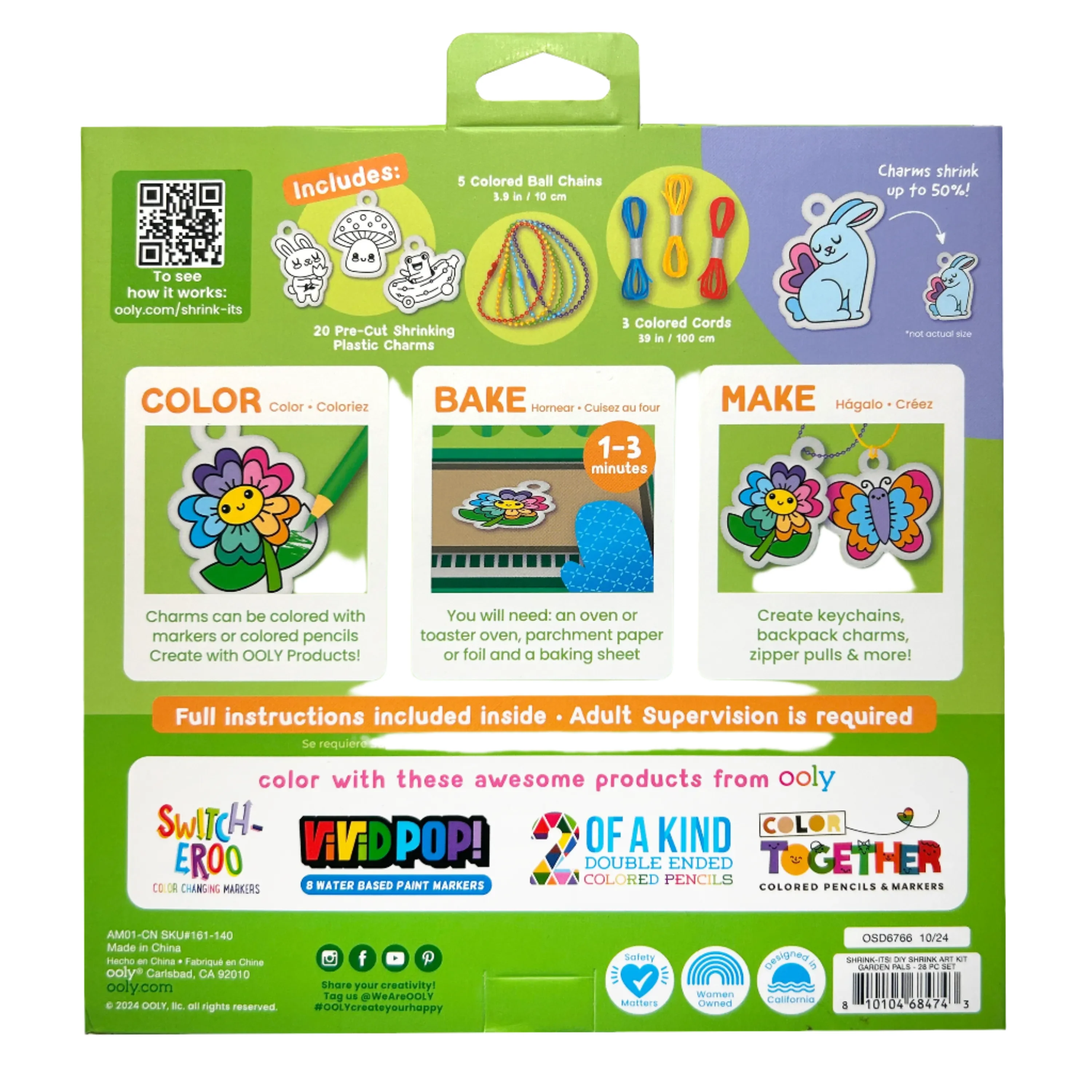 Shrink-its! DIY Shrink Art Kit - Garden Pals - Image 6