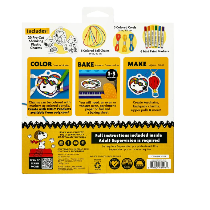 OOLY x Peanuts DIY Shrink Art Kit - Image 6