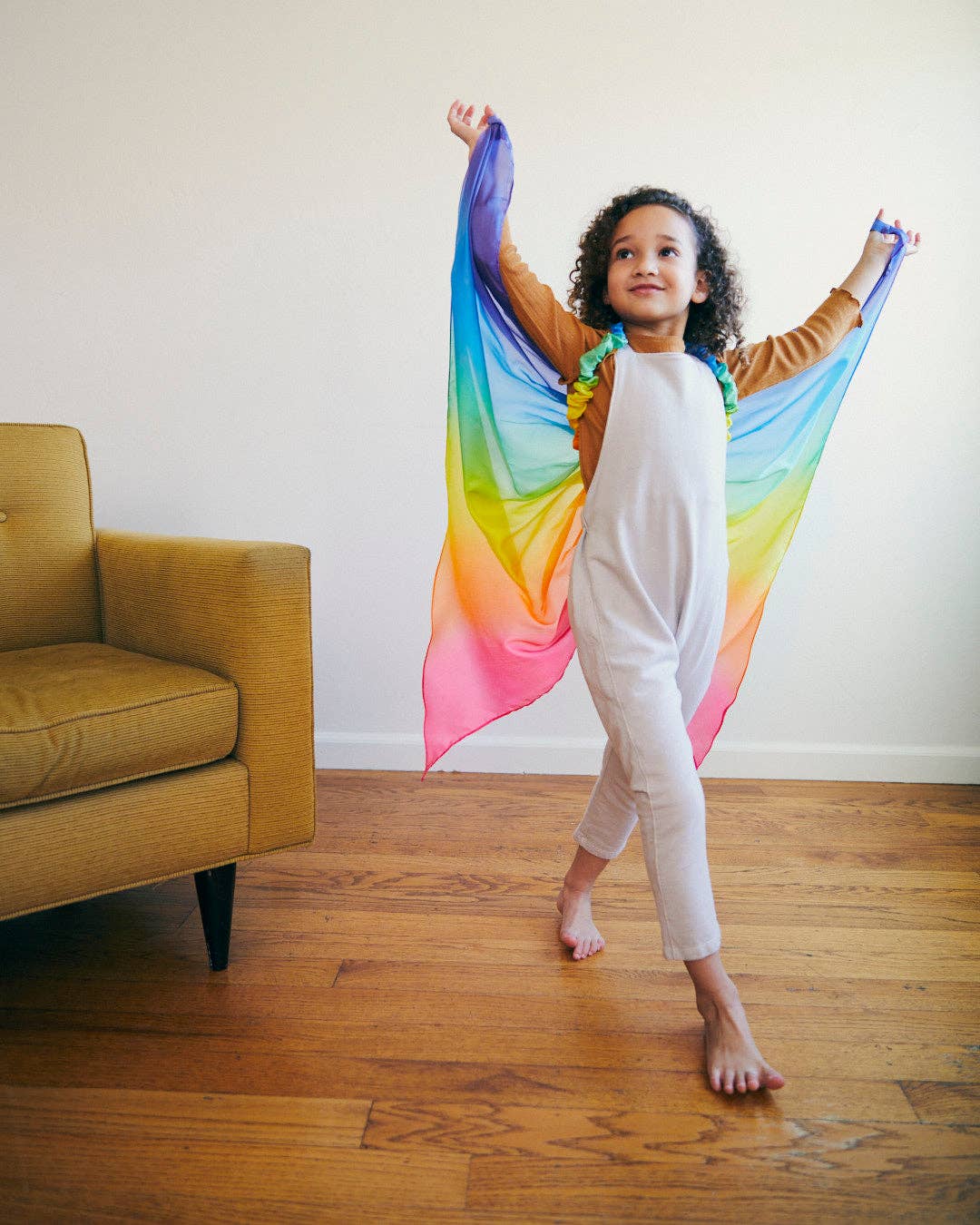 Silk Rainbow Wings - for Fairy Dress-Up Play - Image 5