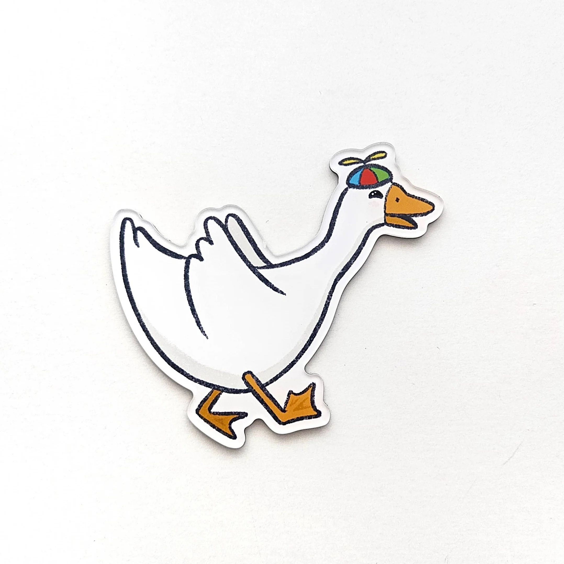 Silly Goose acrylic magnet - Image 2