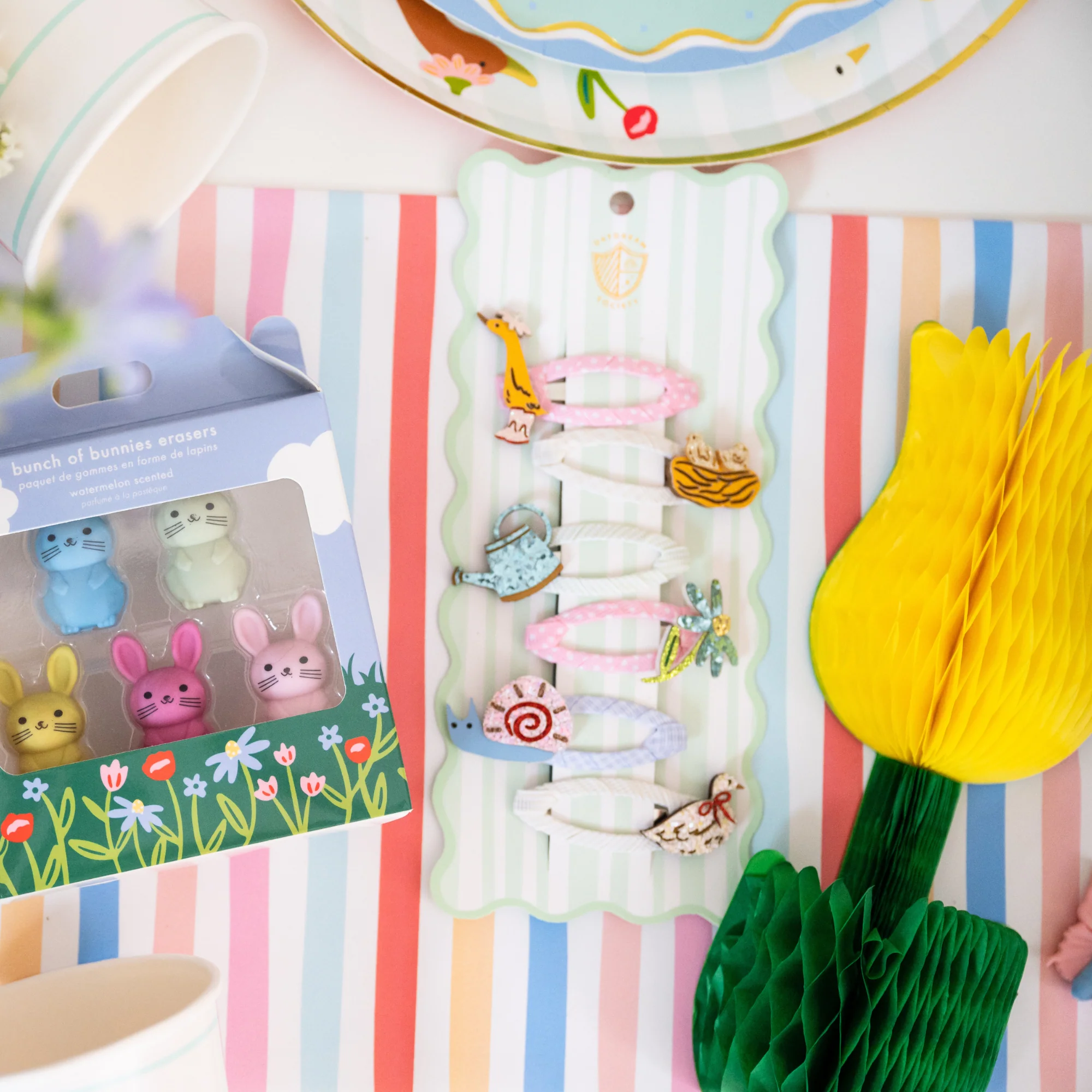 Silly Goose Garden Hair Clip Set - Image 2