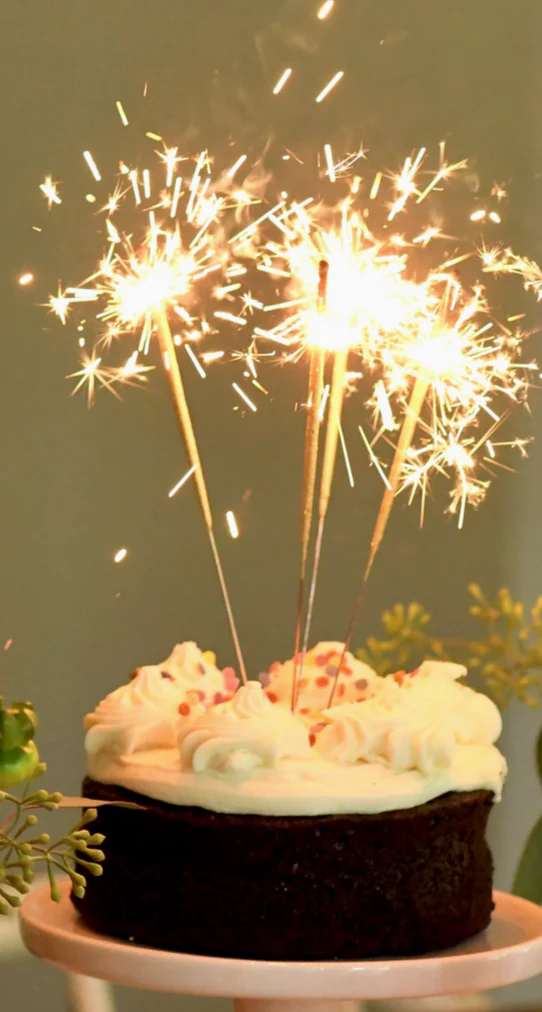 Single Wish Gold Sparkler Birthday Wish/Celebrate - Image 5
