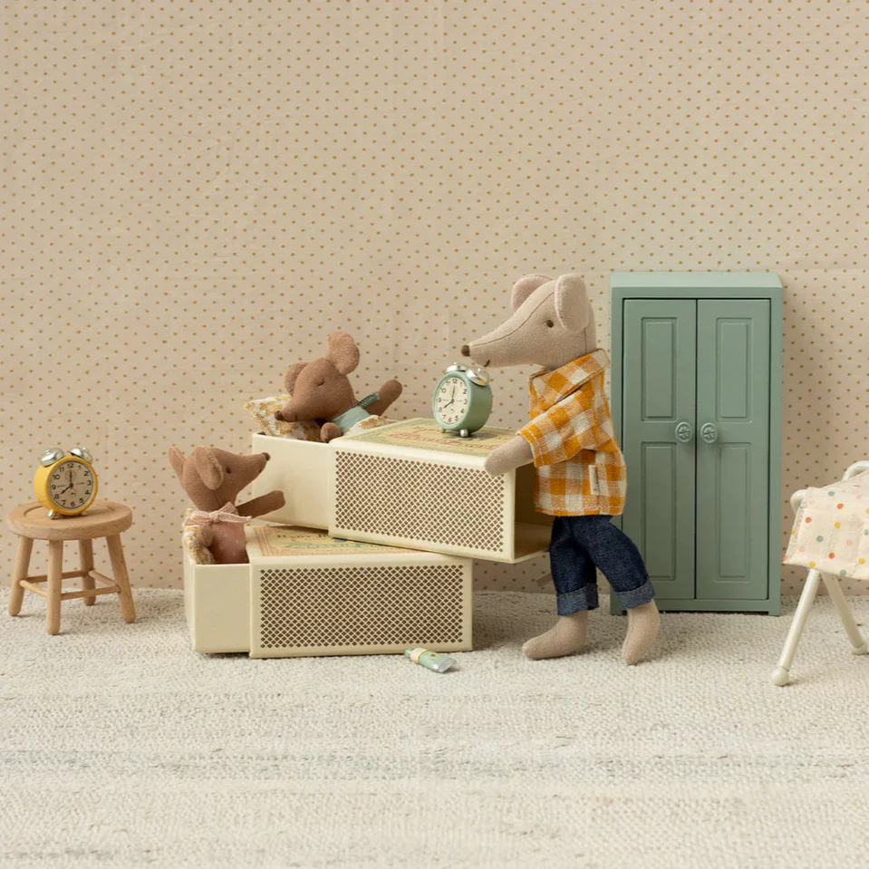 Sleepy wakey baby mouse in matchbox - Rose - Image 4